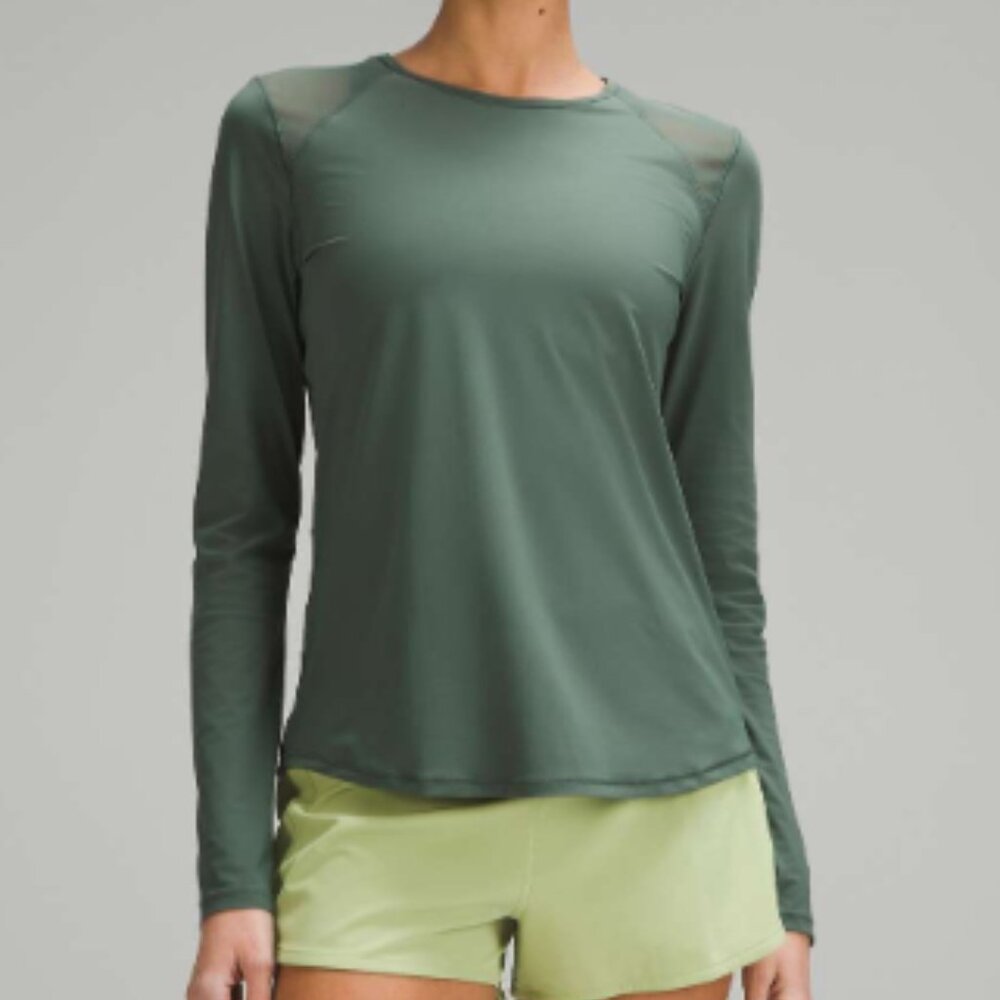 lululemon athletica Long Sleeve Top - Olive Green